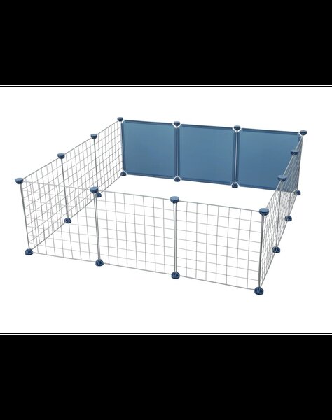 Cusca pentru porcusori de Guinea Neopark 105x105x35 albastru Zolux Neolife